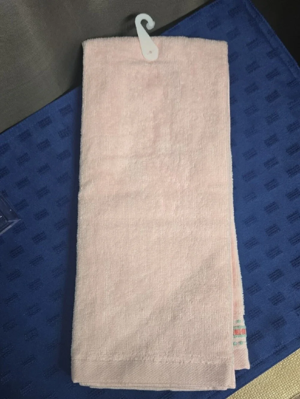 Pink Ice Cream Embroidered Hand Towel -
